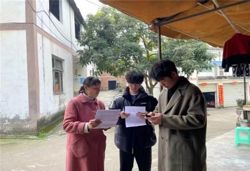 四川农业大学PA集团数耕乡野实践团深入乡村，开展数乡治村调研实践活动